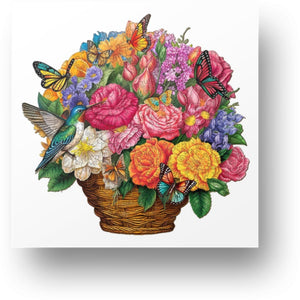 Basket of Flower - Wooden Puzzle