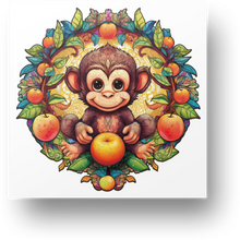Load image into Gallery viewer, Cute Cheeky Monkey Wooden Puzzle Main Image
