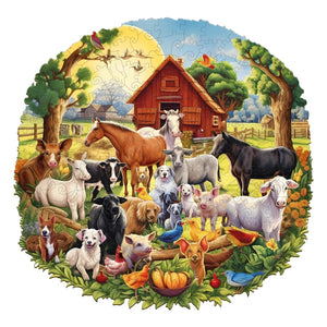 Farm Animals - Wooden Puzzle