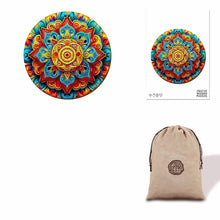 Load image into Gallery viewer, Infinite Petals Mandala Eco Bag Wooden Puzzle
