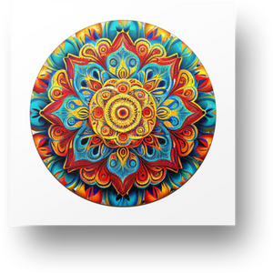 Infinite Petals Mandala Wooden Puzzle Main Image