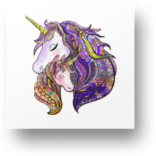 Magical Unicorns Wooden Puzzle Main Image