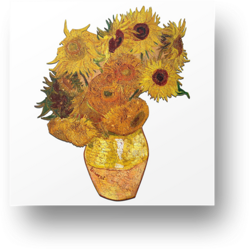 Van Gogh Sunflowers Wooden Puzzle Main Image