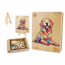 Load image into Gallery viewer, Watchful Labarador Box Wooden Puzzle
