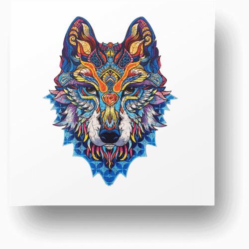 Fierce Wolf Wooden Puzzle Main image