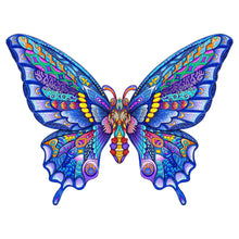 Load image into Gallery viewer, Magnificent Butterfly Wooden Jigsaw Puzzle
