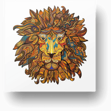 Load image into Gallery viewer, Mighty Lion Wooden Puzzle
