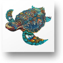 Load image into Gallery viewer, Sea Turtle Wooden Puzzle Main Image
