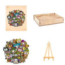 Load image into Gallery viewer, Funny Dogs Wooden Puzzles Box
