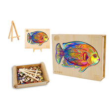 Load image into Gallery viewer, Goldfish Wooden Puzzle Box
