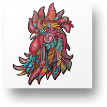 Load image into Gallery viewer, Proud Rooster Wooden Puzzle
